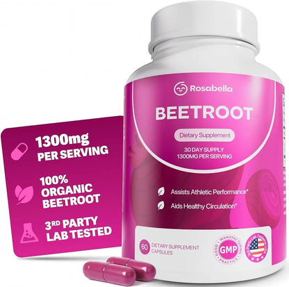 Beetroot Capsules – Blood Flow & Vitality Support*