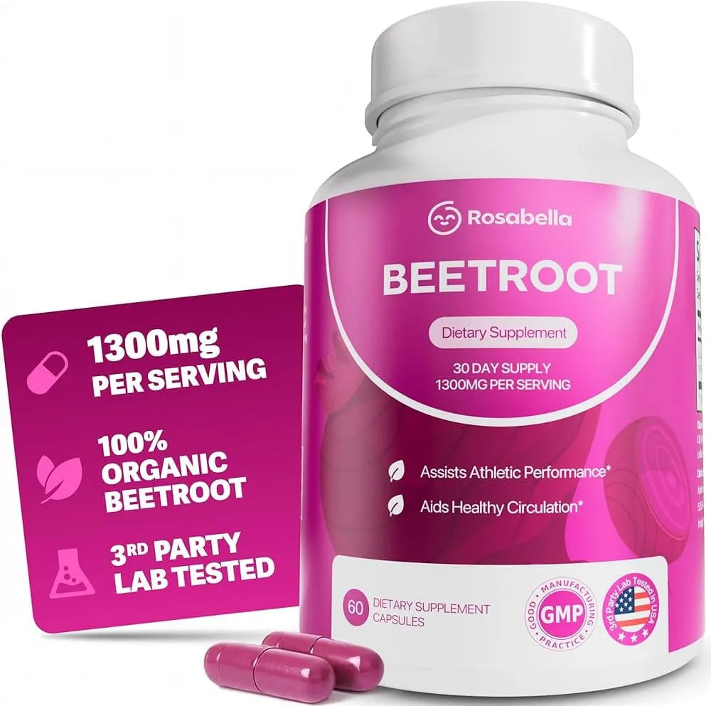 Beetroot Capsules – Blood Flow & Vitality Support*